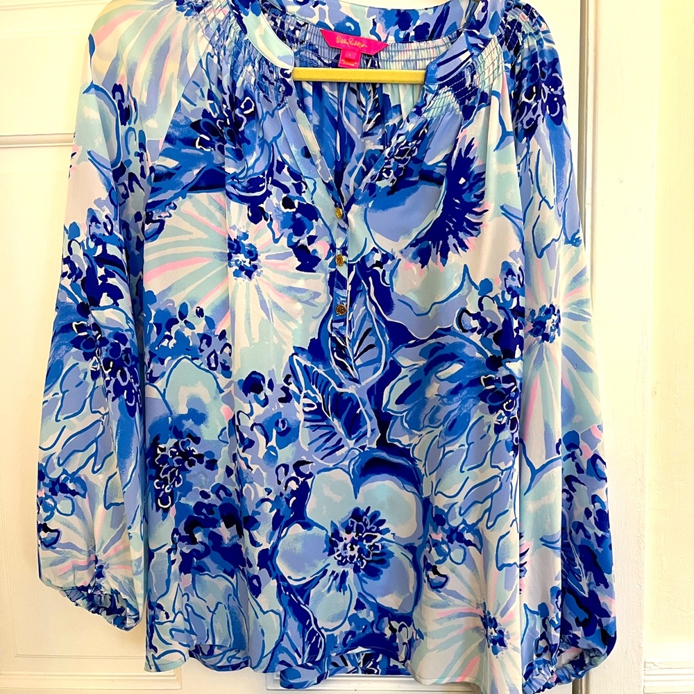 Lilly Pulitzer Elsa Silk Top
